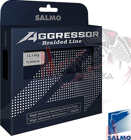 Шнур плетеный Salmo AGRESSOR d-0,24