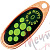 БЛЕСНА "MEPPS" COMET BLACK FURY 3 #CU FLUO CHART